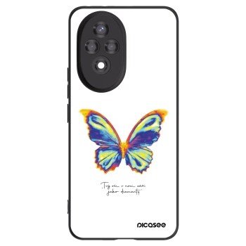Picasee silikónový čierny obal pre Honor 200 Pro 5G - Diamanty White