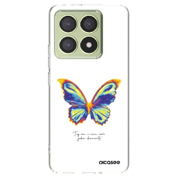 Picasee silikónový prehľadný obal pre Xiaomi 14T - Diamanty White