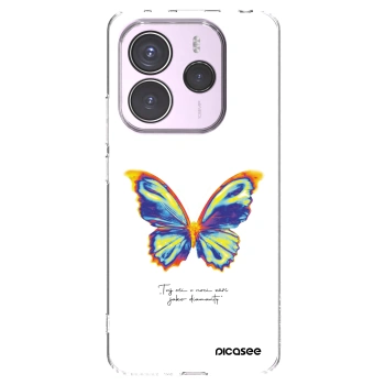 Picasee silikónový prehľadný obal pre Xiaomi Redmi Note 14 5G - Diamanty White
