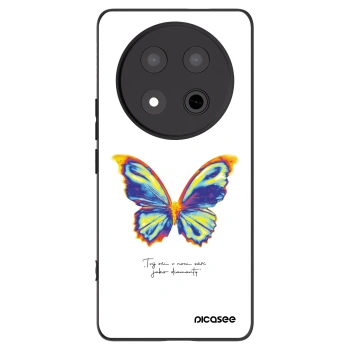 Picasee silikónový čierny obal pre Honor Magic7 Lite 5G - Diamanty White