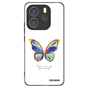 Picasee silikónový čierny obal pre Xiaomi Redmi Note 14 4G - Diamanty White