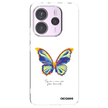 Picasee silikónový prehľadný obal pre Xiaomi Redmi Note 14 4G - Diamanty White