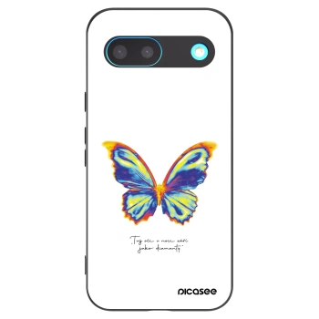 Picasee silikónový čierny obal pre Google Pixel 8 - Diamanty White