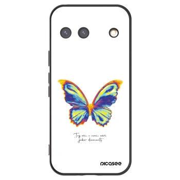 Picasee silikónový čierny obal pre Google Pixel 9 - Diamanty White