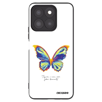 Picasee silikónový čierny obal pre Honor X8c - Diamanty White