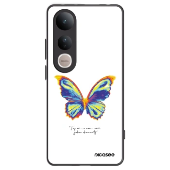 Picasee silikónový čierny obal pre Vivo V50 Lite 5G - Diamanty White