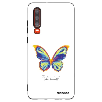 Picasee silikónový čierny obal pre Huawei P30 - Diamanty White