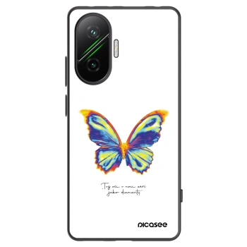 Picasee silikónový čierny obal pre Xiaomi Poco F7 Pro 5G - Diamanty White