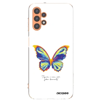 Picasee silikónový prehľadný obal pre Samsung Galaxy A13 5G - Diamanty White
