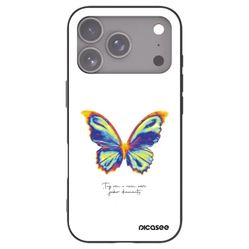 Picasee silikónový čierny obal pre Apple iPhone 17 Pro - Diamanty White