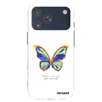 Picasee silikónový prehľadný obal pre Apple iPhone 17 Pro - Diamanty White