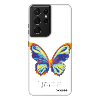 Picasee Fashion Case pre Samsung Galaxy S21 Ultra 5G G998B - Diamanty White
