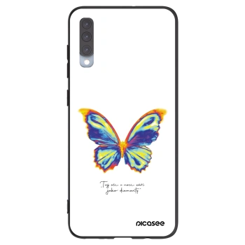 Picasee silikónový čierny obal pre Samsung Galaxy A70 A705F - Diamanty White