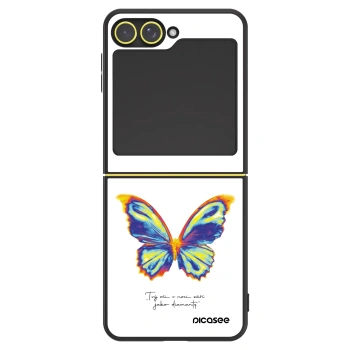 Obal pre Samsung Galaxy Z Flip7 FE 5G - Diamanty White