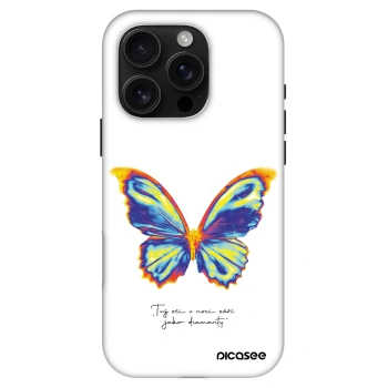 Picasee Fashion Case MagSafe pre Apple iPhone 16 Pro - Diamanty White