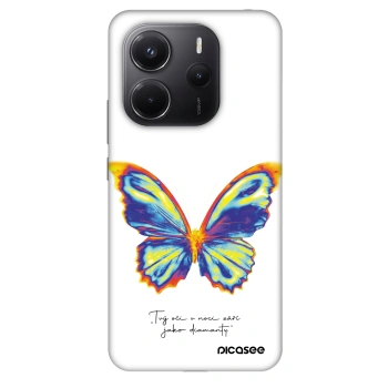 Obal pre Xiaomi Redmi Note 14 4G - Diamanty White
