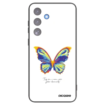 Picasee silikónový čierny obal pre Samsung Galaxy S25 FE 5G - Diamanty White