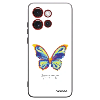 Picasee silikónový čierny obal pre Motorola Edge 60 Neo 5G - Diamanty White