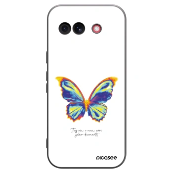 Picasee silikónový čierny obal pre Google Pixel 10a - Diamanty White