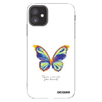 Picasee silikónový prehľadný obal pre Apple iPhone 11 - Diamanty White