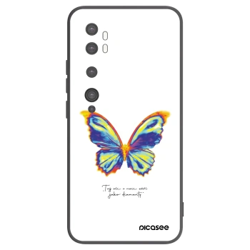 Picasee silikónový čierny obal pre Xiaomi Mi Note 10 (Pro) - Diamanty White