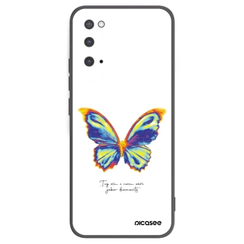Picasee silikónový čierny obal pre Samsung Galaxy S20 G980F - Diamanty White