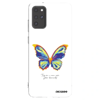 Picasee silikónový prehľadný obal pre Samsung Galaxy S20+ G985F - Diamanty White