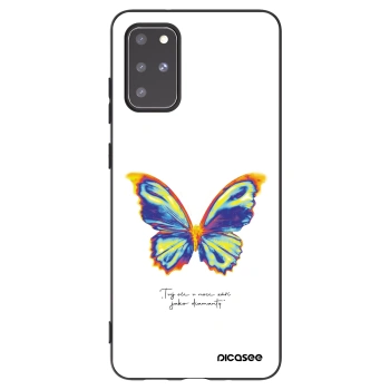 Picasee silikónový čierny obal pre Samsung Galaxy S20+ G985F - Diamanty White
