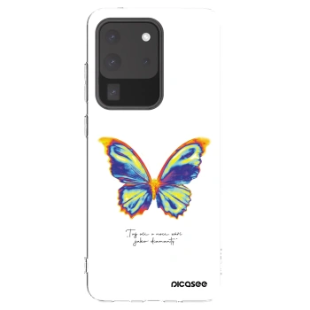 Picasee silikónový prehľadný obal pre Samsung Galaxy S20 Ultra 5G G988F - Diamanty White