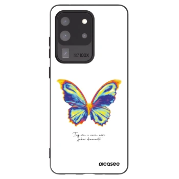 Picasee silikónový čierny obal pre Samsung Galaxy S20 Ultra 5G G988F - Diamanty White