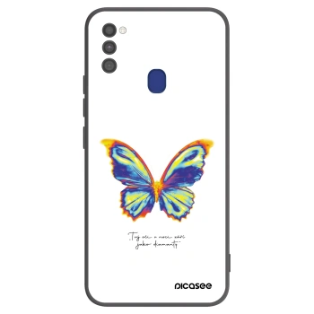 Obal pre Samsung Galaxy M21 M215F - Diamanty White