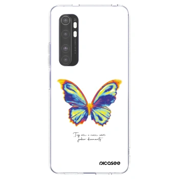 Picasee silikónový prehľadný obal pre Xiaomi Mi Note 10 Lite - Diamanty White