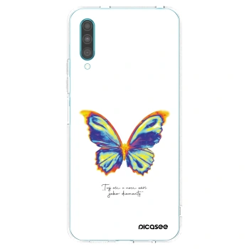 Picasee silikónový prehľadný obal pre Samsung Galaxy A30s A307F - Diamanty White