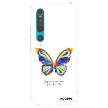 Picasee silikónový prehľadný obal pre Xiaomi Mi 10 - Diamanty White