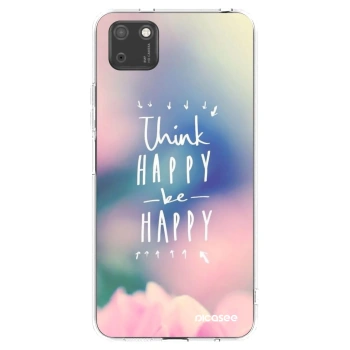 Picasee silikónový prehľadný obal pre Huawei Y5P - Mysli pozitívne!