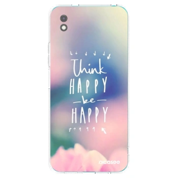 Picasee silikónový čierny obal pre Xiaomi Redmi 9A - Mysli pozitívne!