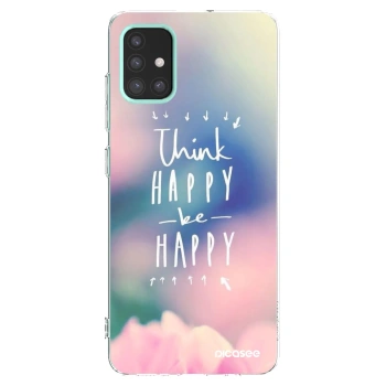 Picasee silikónový prehľadný obal pre Samsung Galaxy M31s - Mysli pozitívne!