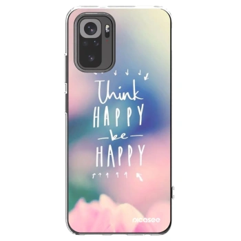 Picasee silikónový prehľadný obal pre Xiaomi Redmi Note 10 - Mysli pozitívne!
