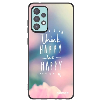 Picasee silikónový čierny obal pre Samsung Galaxy A72 A725F - Mysli pozitívne!