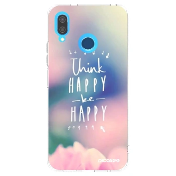 Picasee silikónový prehľadný obal pre Huawei P20 Lite - Mysli pozitívne!