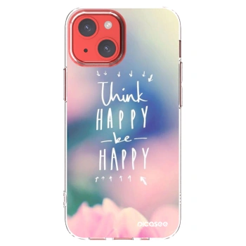 Picasee silikónový prehľadný obal pre Apple iPhone 13 mini - Mysli pozitívne!