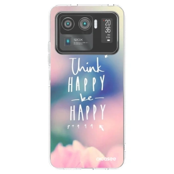 Picasee silikónový prehľadný obal pre Xiaomi Mi 11 Ultra - Mysli pozitívne!