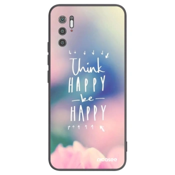 Picasee silikónový čierny obal pre Xiaomi Poco M3 Pro 5G - Mysli pozitívne!