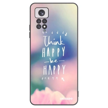 Picasee silikónový čierny obal pre Xiaomi Redmi Note 11 - Mysli pozitívne!