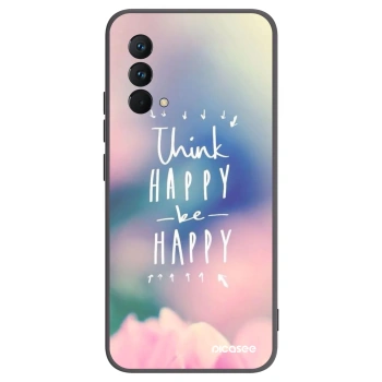 Picasee silikónový čierny obal pre Realme GT Master Edition 5G - Mysli pozitívne!