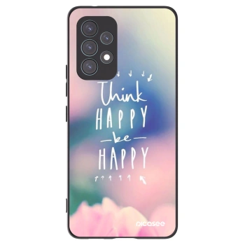 Picasee silikónový čierny obal pre Samsung Galaxy A53 5G A536 - Mysli pozitívne!