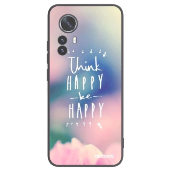 Picasee silikónový čierny obal pre Xiaomi 12 Pro - Mysli pozitívne!