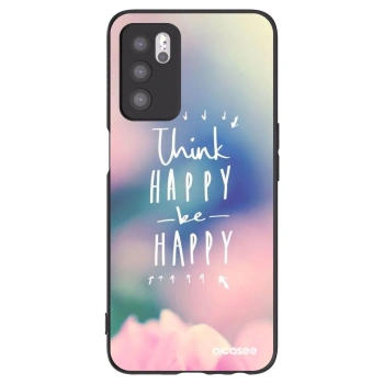 Picasee silikónový čierny obal pre OPPO A16s - Mysli pozitívne!