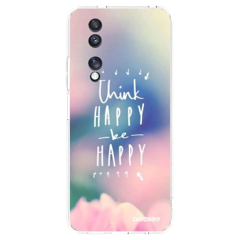 Picasee silikónový prehľadný obal pre Honor 70 - Mysli pozitívne!