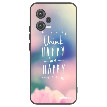 Picasee silikónový čierny obal pre Xiaomi Poco X5 - Mysli pozitívne!